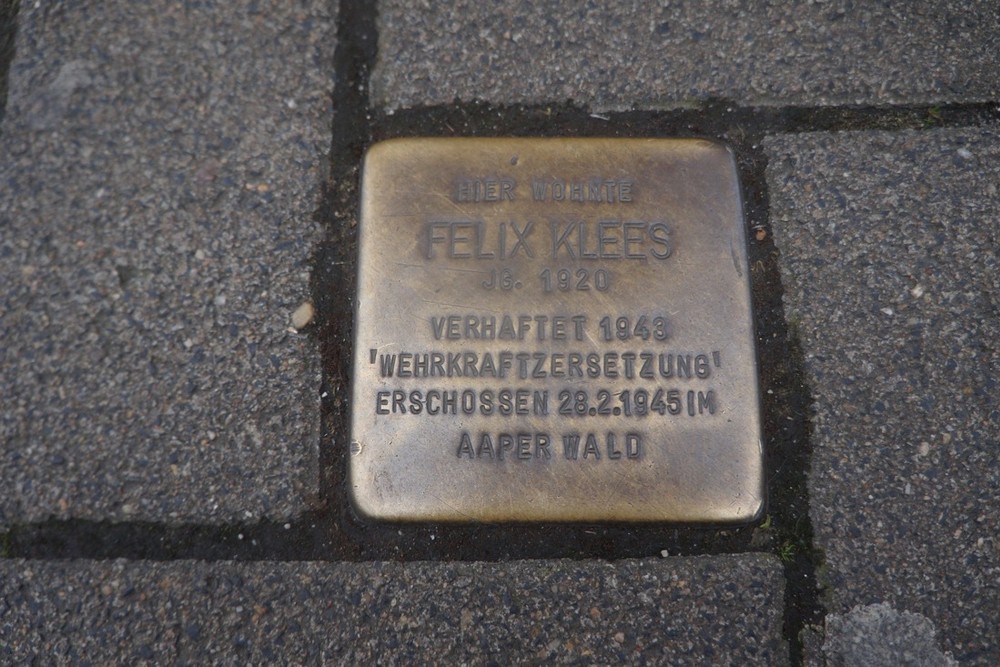 Stolperstein Worringer Strae 12 #1