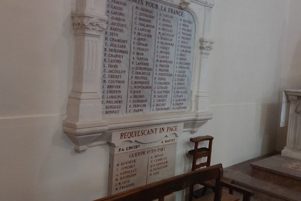 War Memorial Église Saint-Pierre de Romanèche-Thorins #4