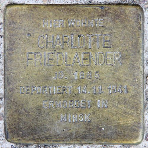 Stolpersteine Carmerstrae 10