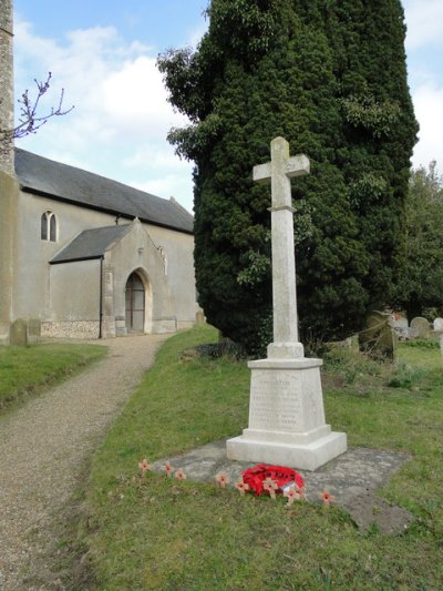 Oorlogsmonument Chediston #1