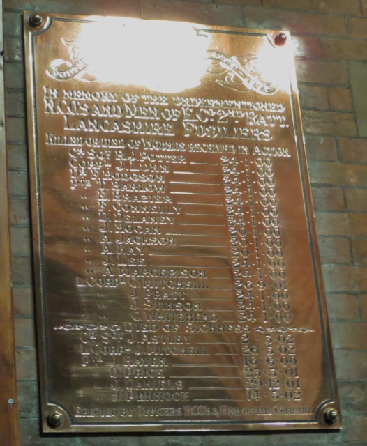 Monument Boerenoorlog Lancashire Fusiliers E Company