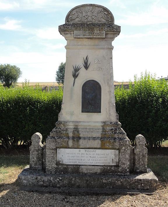 Monument Massamoord Fresnois-la-Montagne #1
