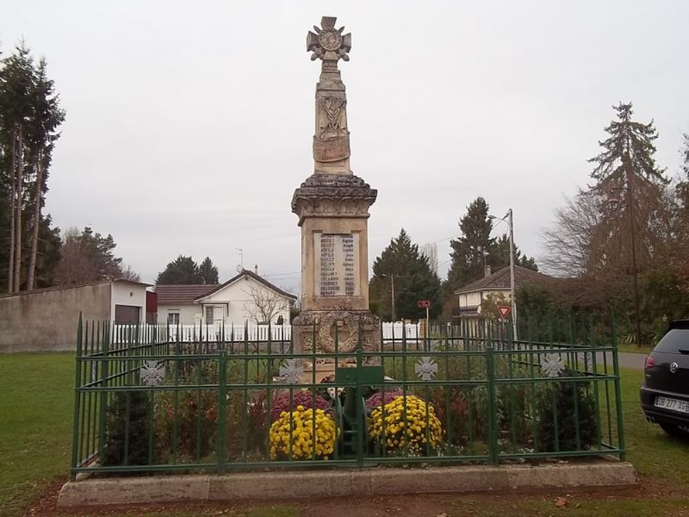 Oorlogsmonument pineuil-le-Fleuriel