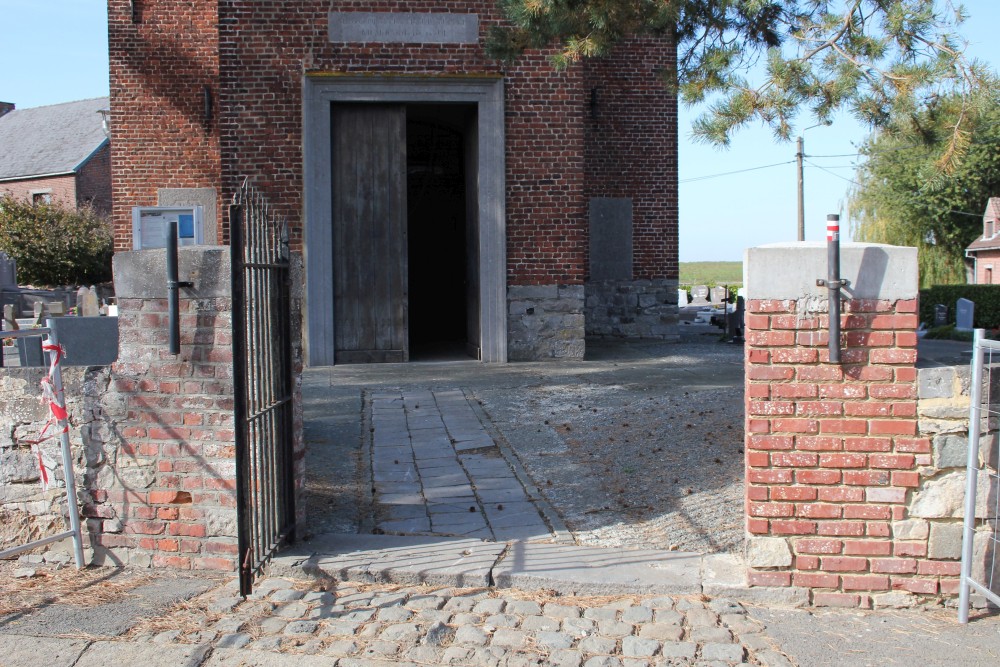 Commemorative Plate War Victims Gondregnies