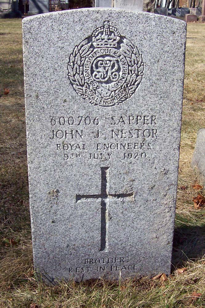 Commonwealth War Grave Saint Joseph Cemetery #1