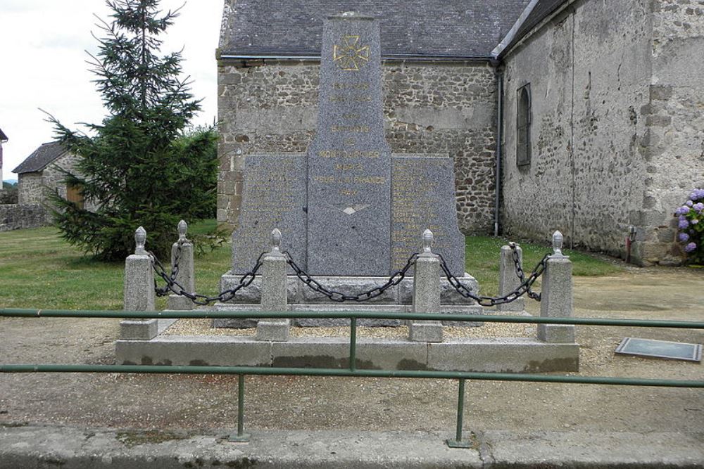 Oorlogsmonument Montourtier #1