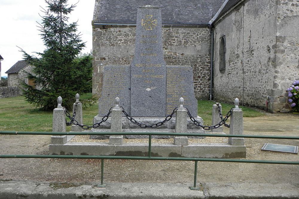 Oorlogsmonument Montourtier