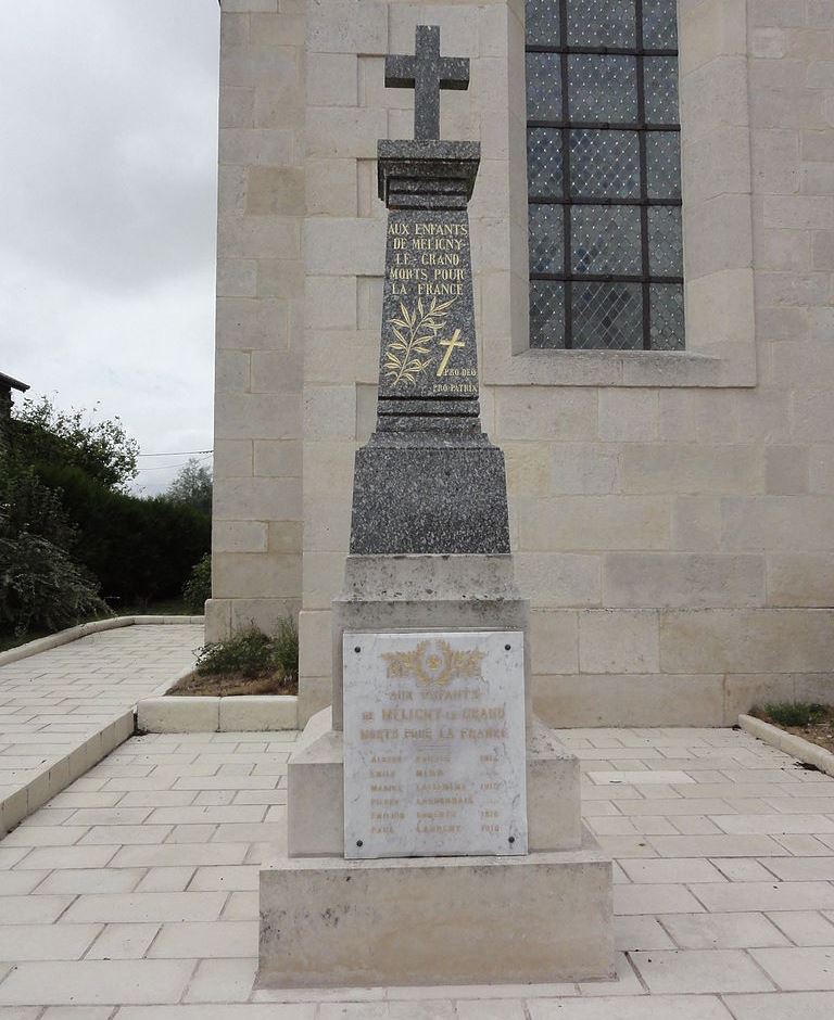 Oorlogsmonument Méligny-le-Grand