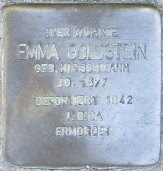 Stolpersteine Kapuzinerstrae 21 #3