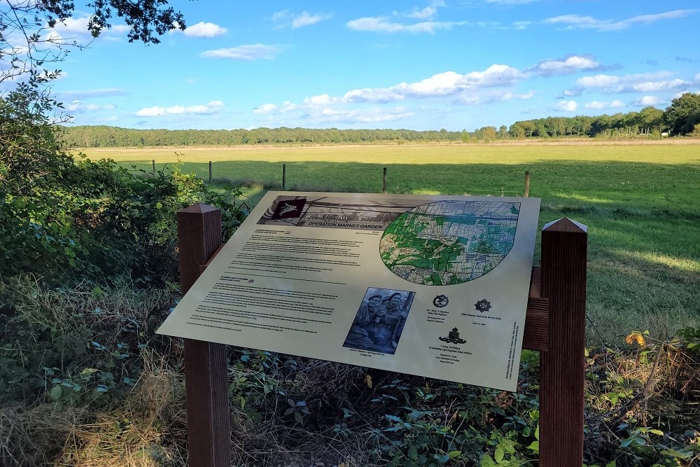 Commemorative Plate Landing Site British Horsa Glider