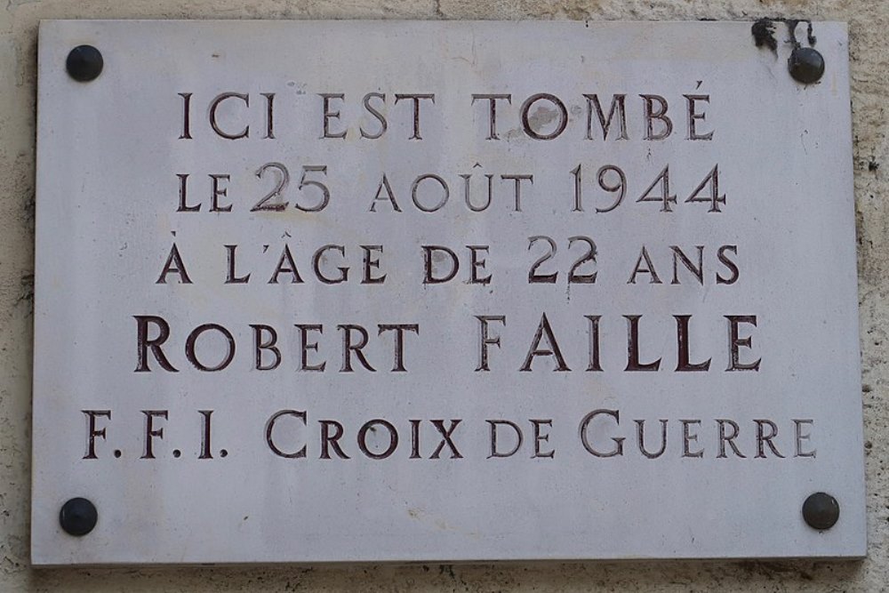 Gedenkteken Robert Faille #1