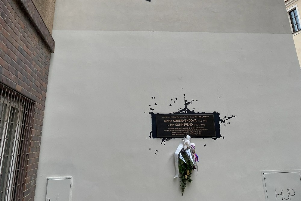 Memorial And Mural Old House Marie Sonnevendova And Jan Sonnevend #2