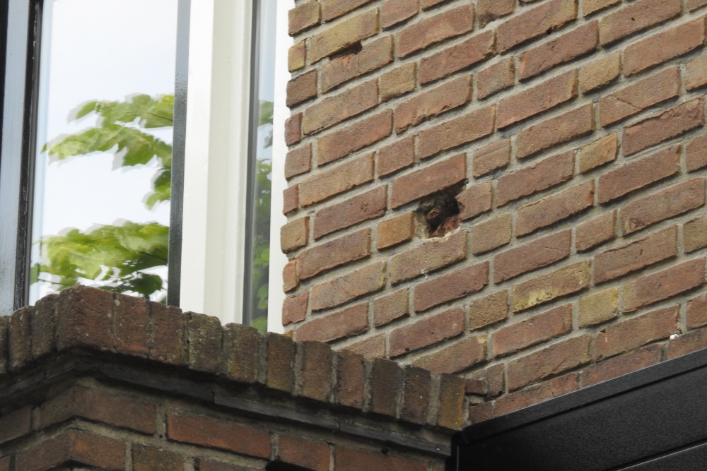 Bullet Impacts Marktstraat 42a Made #1