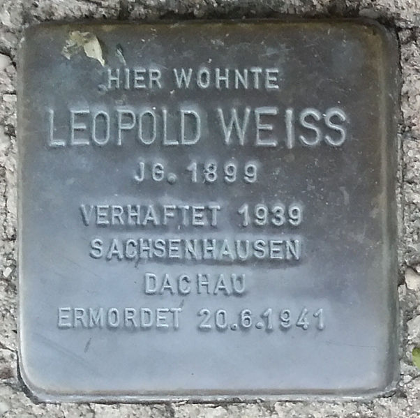 Stolpersteine Viktor-Scheffel-Straße 16 #2