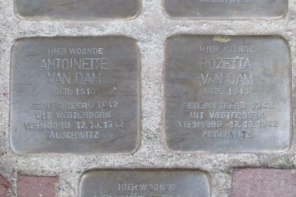 Stolpersteine Rolderstraat 21 #3