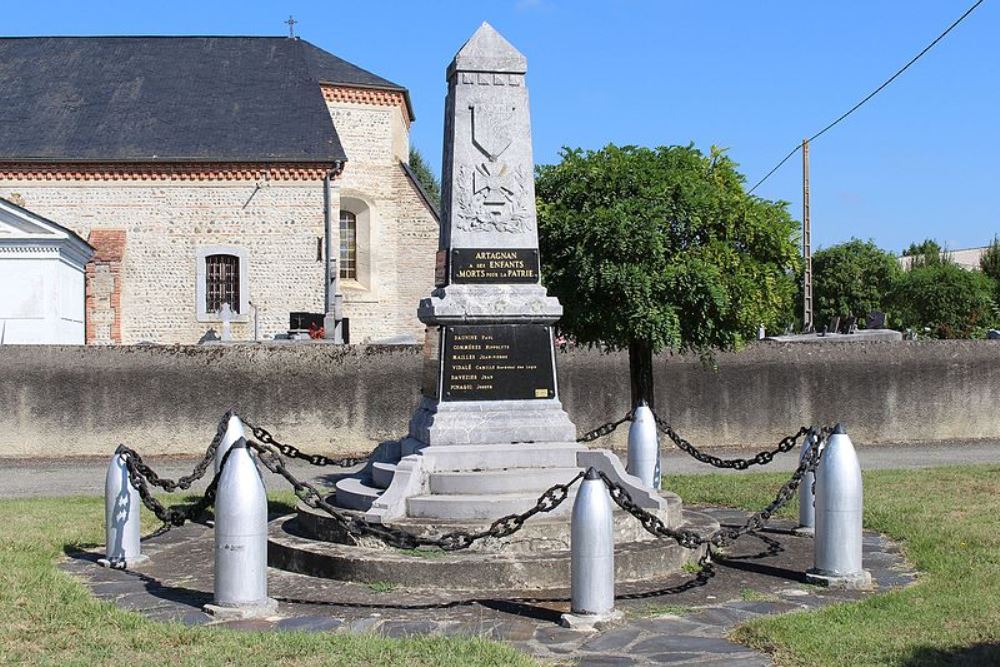 Oorlogsmonument Artagnan