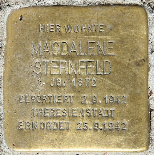 Stolpersteine Droysenstrae 8 #3