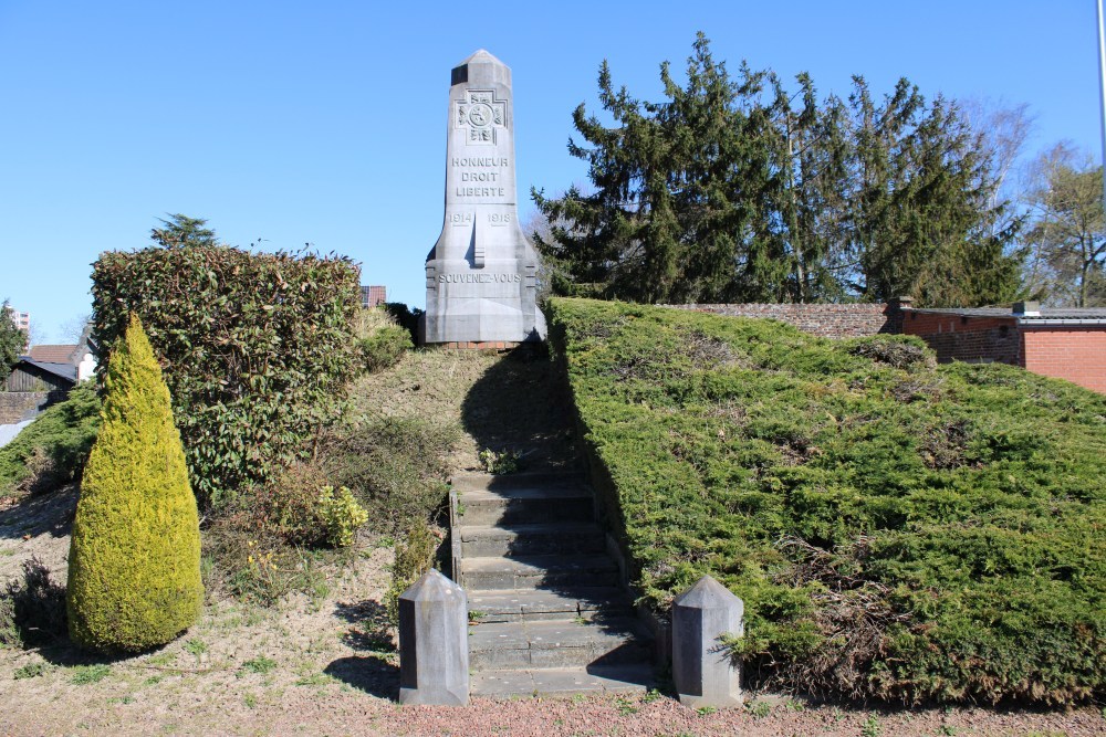 Oorlogsmonument Begraafplaats Saint-Ghislain