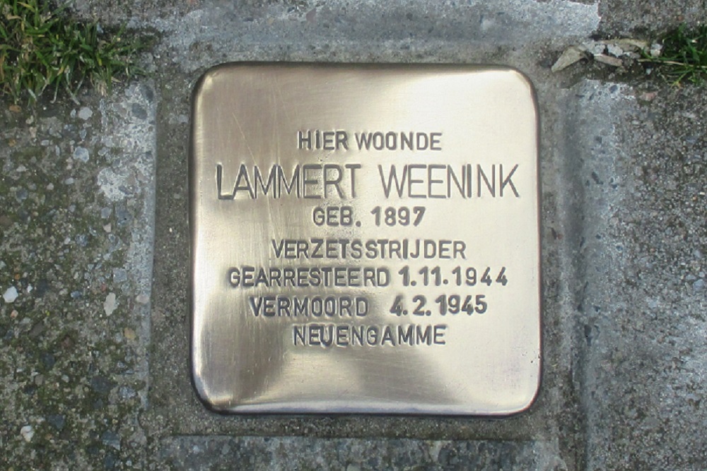 Stolperstein Taco Mesdagstraat 42