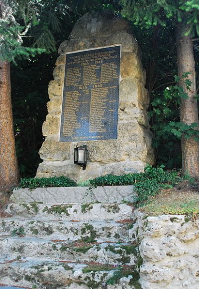 Oorlogsmonument Burgschleinitz