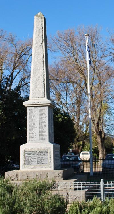 Oorlogsmonument Oxley #1