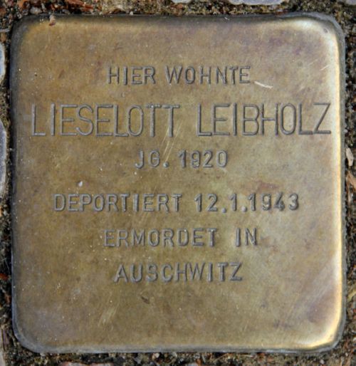 Stumbling Stones Danckelmannstraße 44 #4
