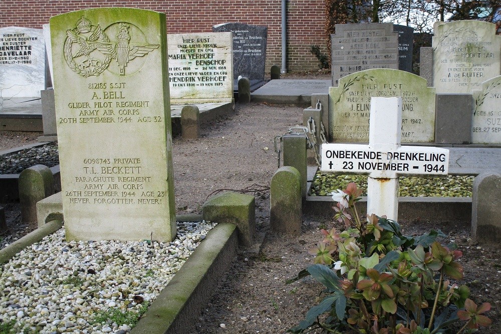 Oorlogsgraven van het Gemenebest Nederlands Hervormd Kerkhof Tull en 't Waal #2