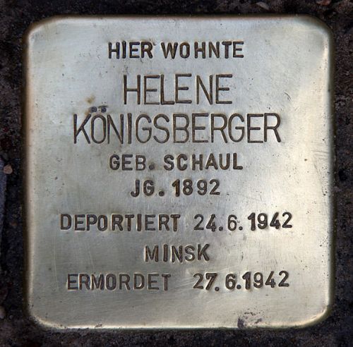 Stumbling Stones Duisburger Straße 2a #3