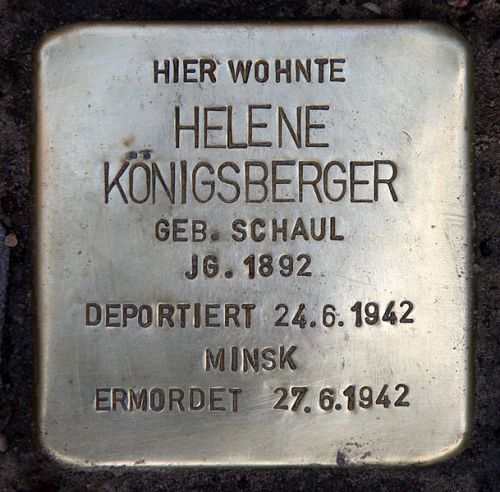 Stolpersteine Duisburger Strae 2a #3