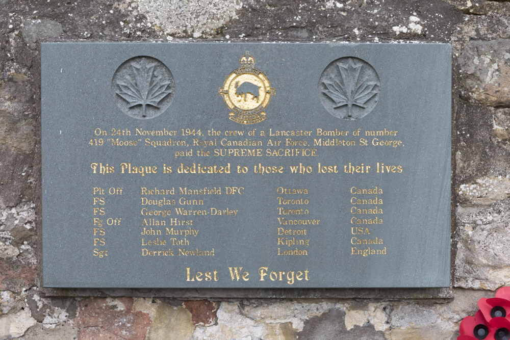 Memorial Avro Lancaster KB 785 #1