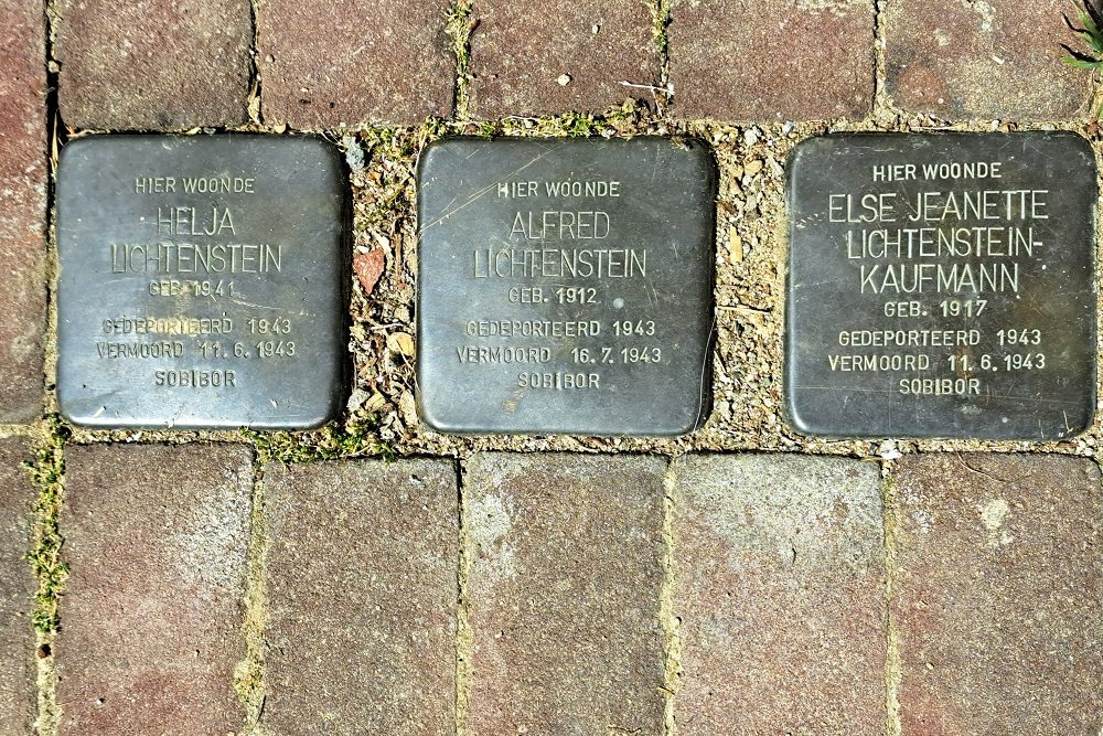 Stolpersteine Heistraat 79  (nu 44)