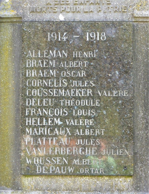 Oorlogsmonument Mesen #2