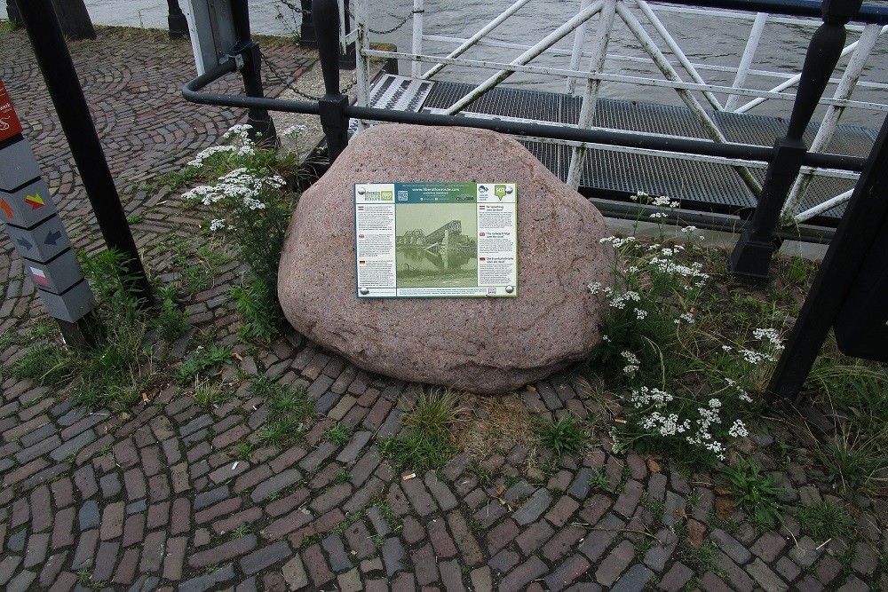 Liberation Route Marker 503: The railway bridge over the IJssel