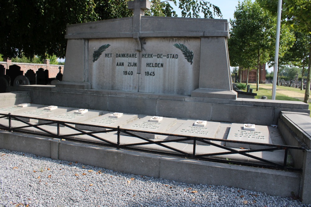Oorlogsmonument Begraafplaats Herk-de-Stad #1