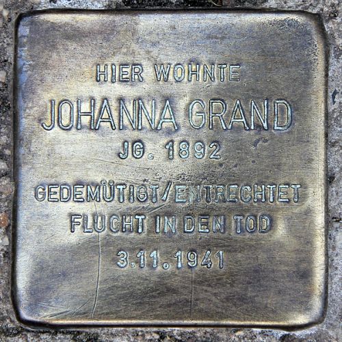 Stolpersteine Rungiusstrae 33 #2