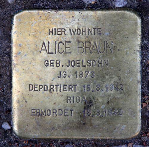 Stolpersteine Else-Lasker-Schler-Strae 11