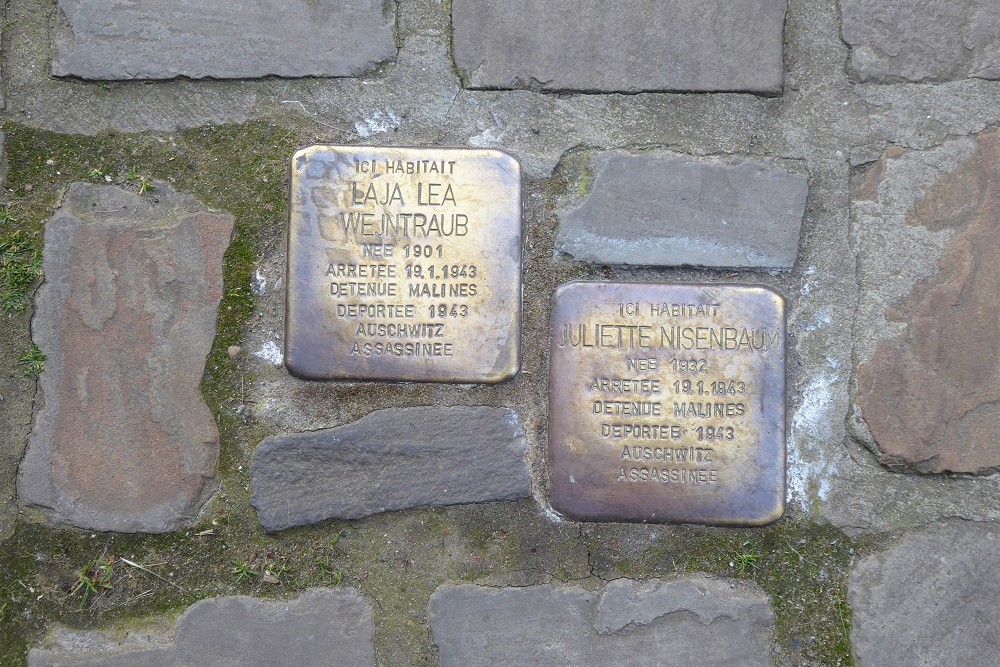 Stumbling Stones Rue Antoine Brart 76 #1