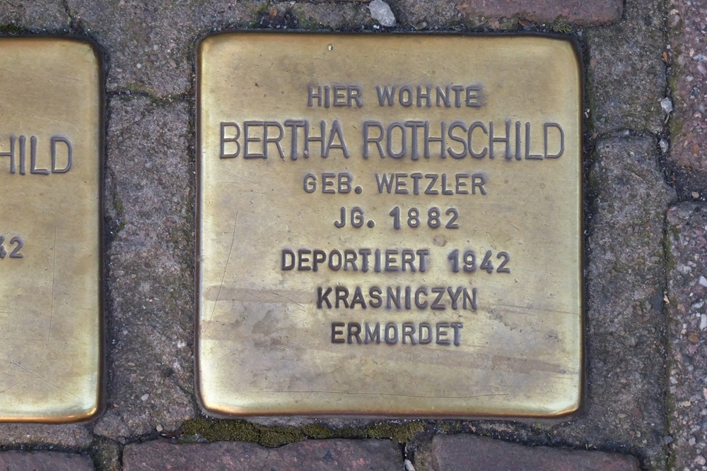 Stumbling Stones Frohsinnstraße 9 #5