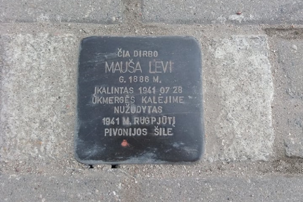 Stolperstein Kauno gatvė 22