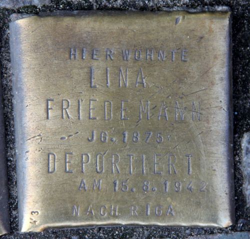 Stolpersteine Oranienstraße 158 #1