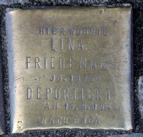 Stolpersteine Oranienstrae 158