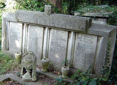 Monument Burgerslachtoffers Abney Park Cemetery