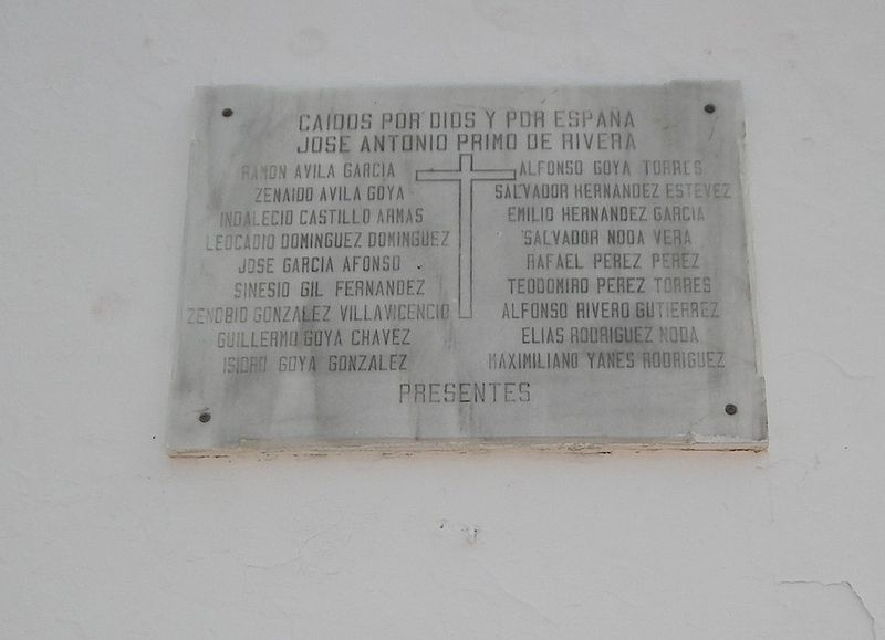 Spanish Civil War Memorial El Sauzal