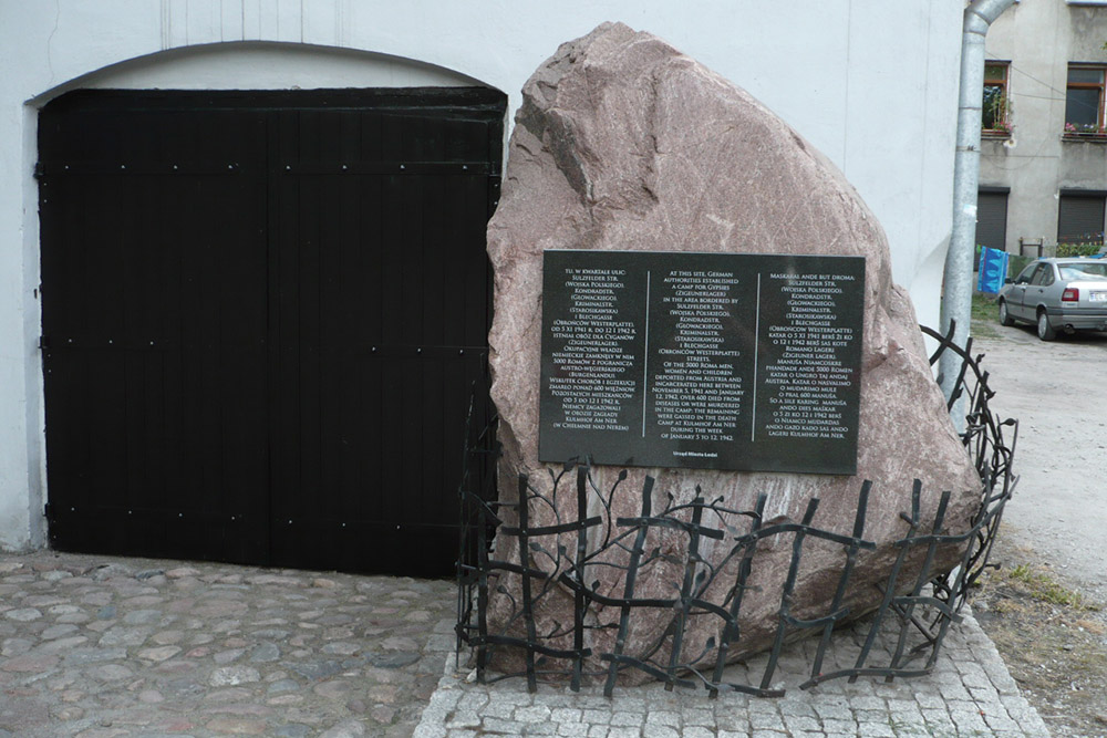 Litzmannstadt Getto - Monument Zigeunerkamp