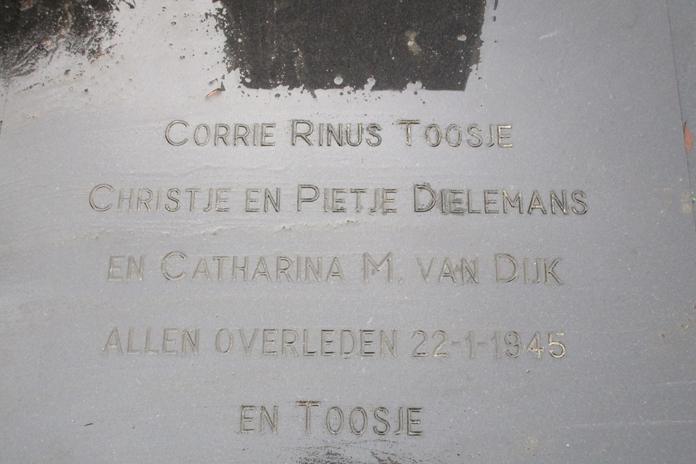 Gezamenlijk Graf Familie Dielemans Begraafplaats Kamelenstraat #3