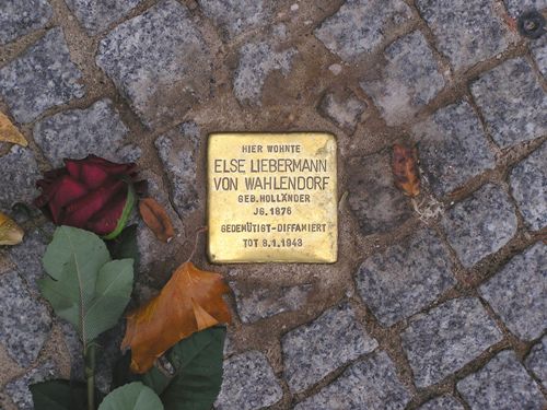 Stolperstein Budapester Strae 45 #1