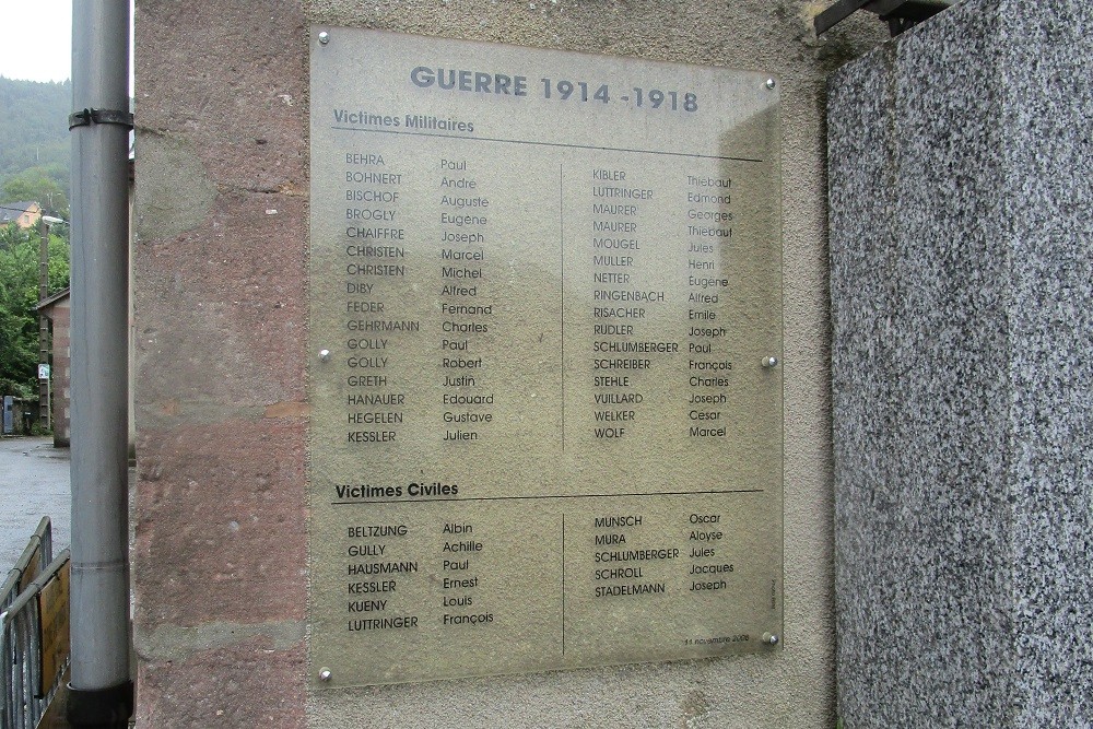 War Memorial Saint-Amarin #5