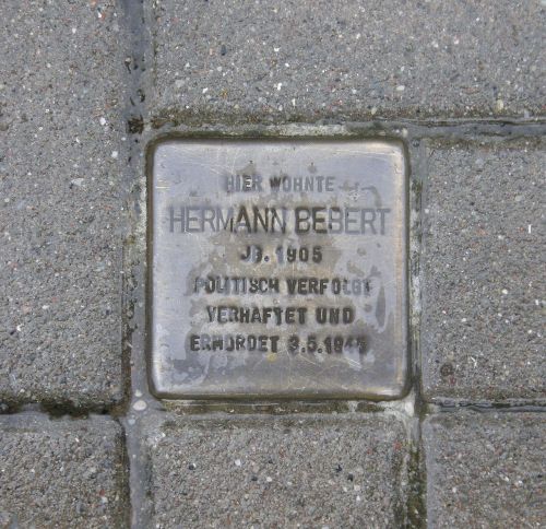 Stolperstein Hermann-Bebert-Strae 25a