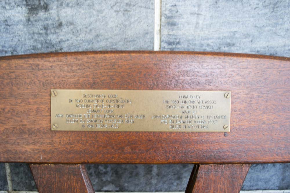 Memorial Plaques and Bench Operation Dynamo 1940 #3