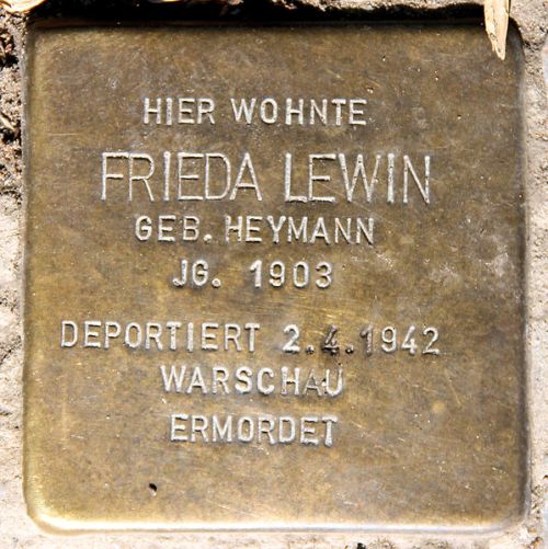 Stolpersteine Stierstraße 21 #3